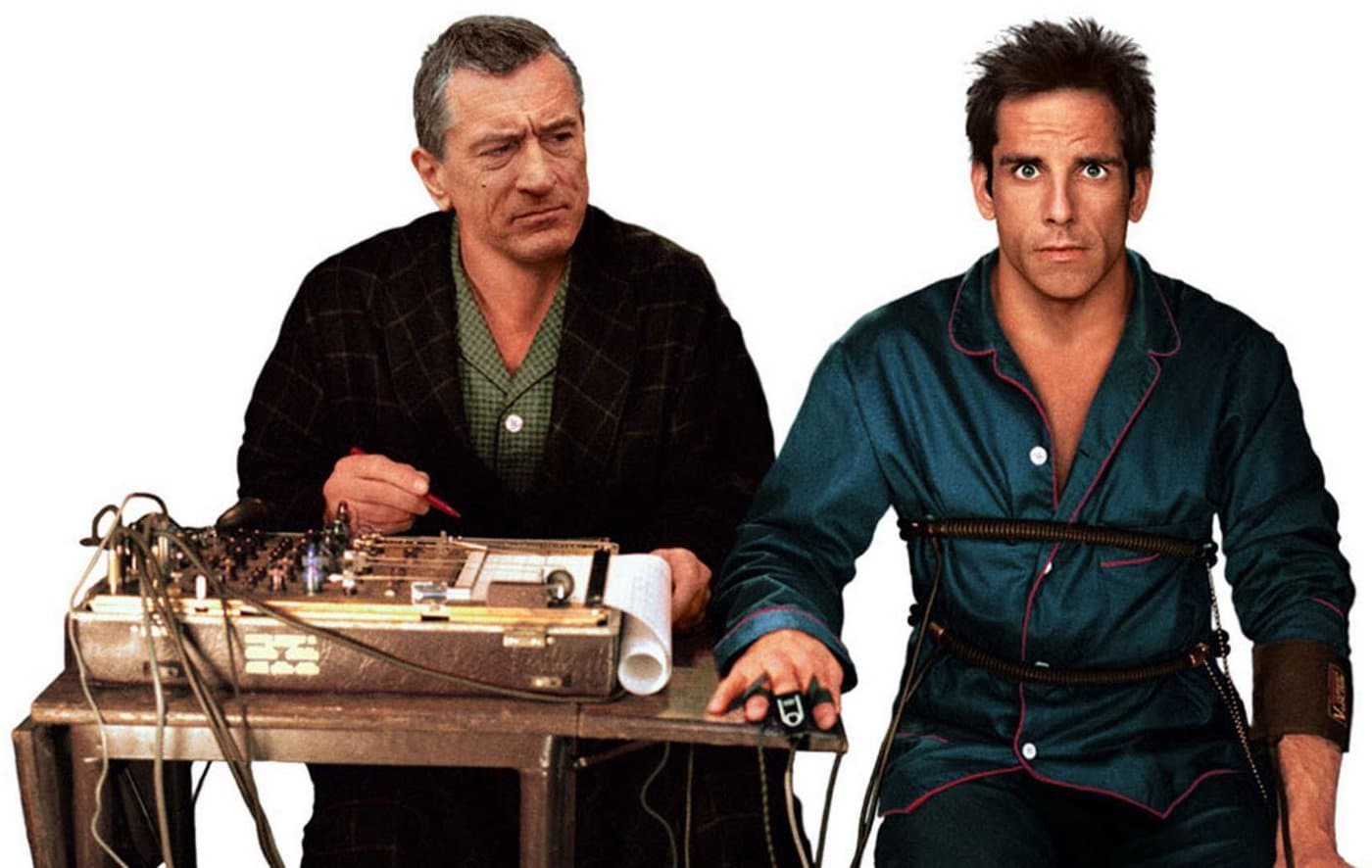 Poor Photoshop skills add a little extra to the lie-detector scene from Meet the Parents