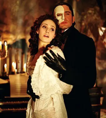 Emmy Rossum and Gerard Butler in The Phantom of the Opera