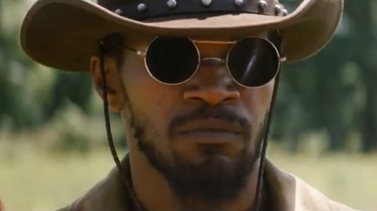 Jamie Foxx is Django, in Django Unchained