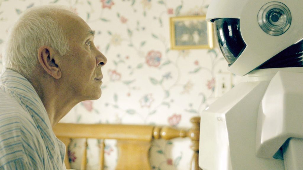 Frank Langella and Robot