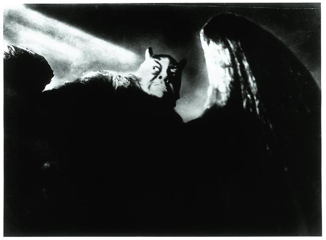 Emil Jannings as Mephisto in Faust