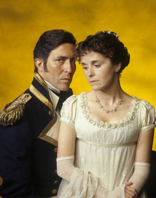 Ciarán Hinds and Amanda Root in Persuasion