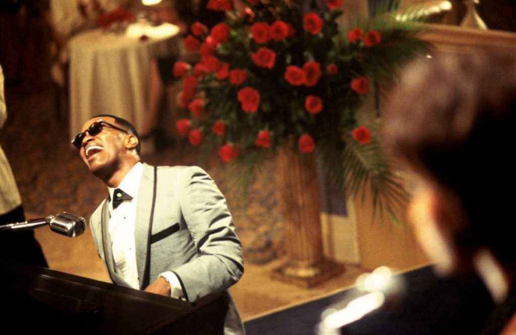 Jamie Foxx as Ray Charles in Ray