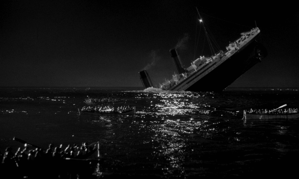 Titanic goes down in A Night to Remember