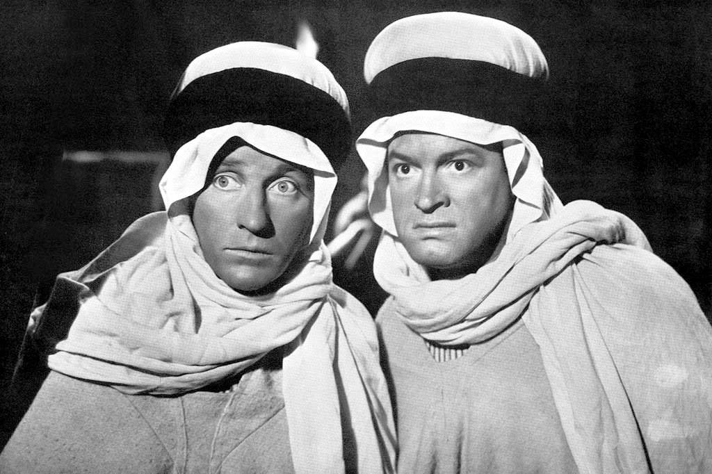 Bing Crosby and Bob Hope in Road to Morocco