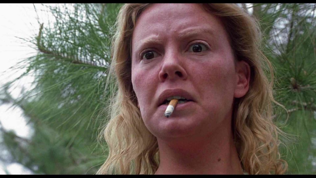 Charlize Theron as Aileen Wuornos in Monster