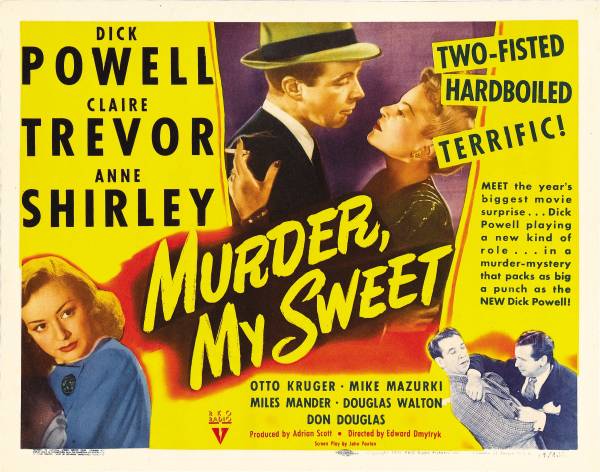 Original cinema poster for Murder, My Sweet