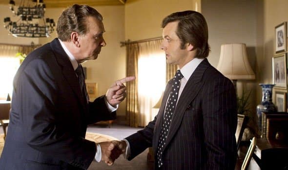 Frank Langella and Michael Sheen in Frost/Nixon