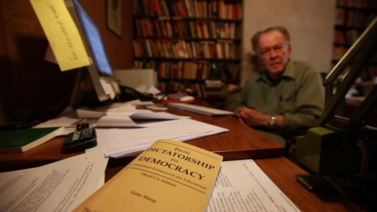 Gene Sharp and his book, From Dictatorship to Democracy in How to Start a Revolution