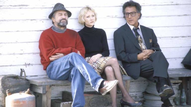 Robert De Niro, Anne Heche and Dustin Hoffman in Wag the Dog