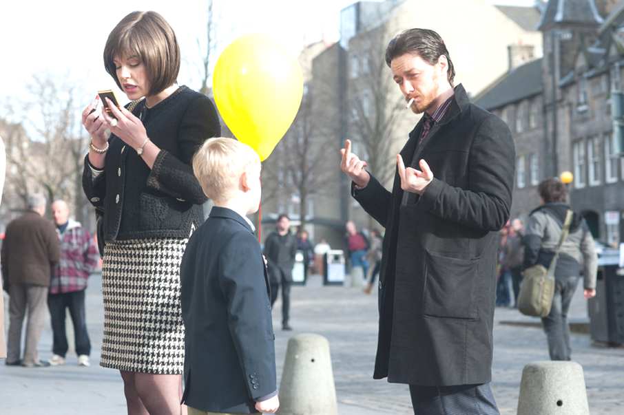 James McAvoy builds bridges in the community in Filth
