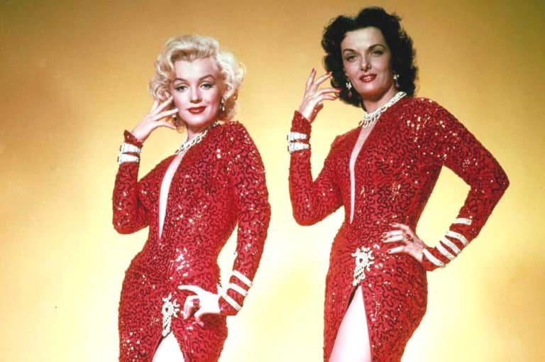 Marilyn Monroe and Jane Russell in Gentlemen Prefer Blondes