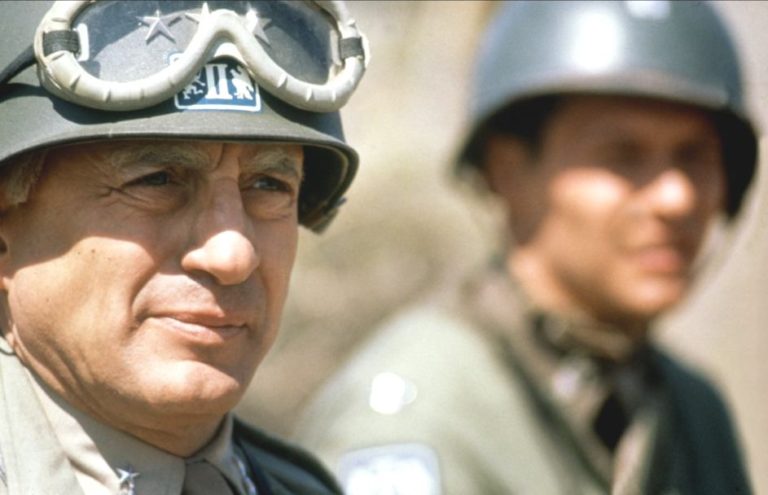 George C Scott in Patton