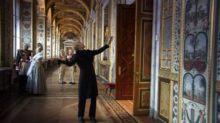 Sergey Dreyden as the Marquis in Aleksandr Sokurov's Russian Ark