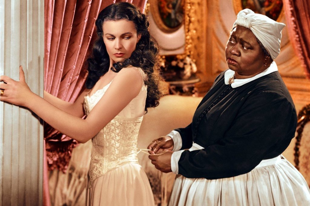 Vivien Leigh and Hattie McDaniel in Gone with the Wind