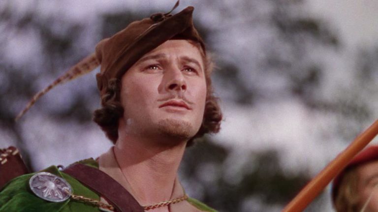 Errol Flynn in The Adventures of Robin Hood