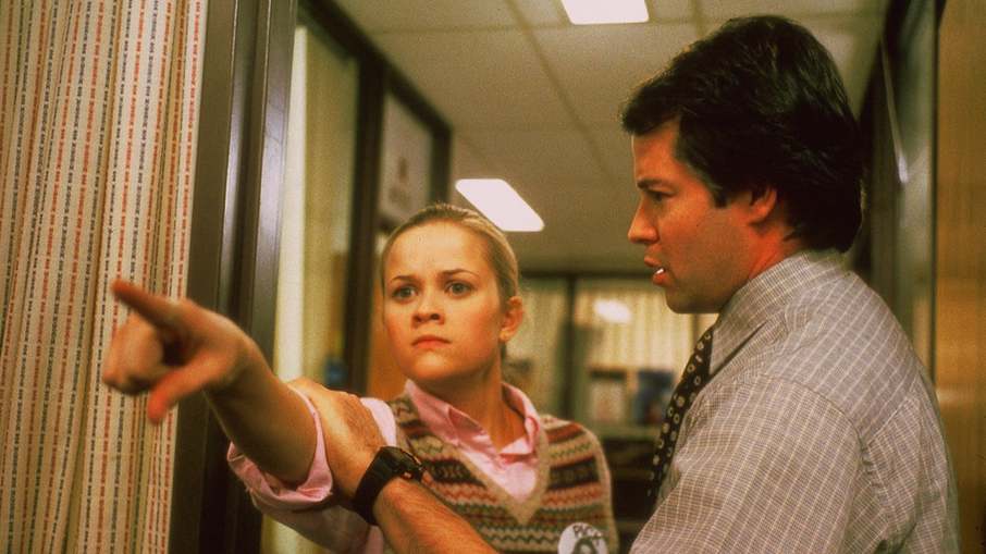 Reese Witherspoon and Matthew Broderick in Election