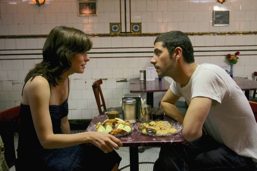 Parker Posey and Melvil Poupaud in Broken English