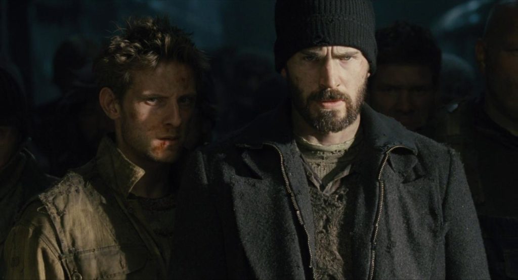 Jamie Bell and Chris Evans