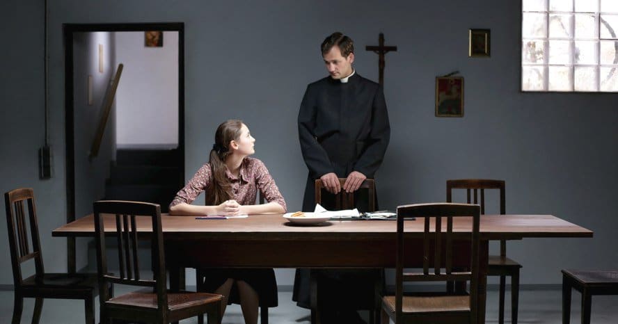 1. Jesus is condemned to death – Lea Van Acken and Florian Stetter in Stations of the Cross