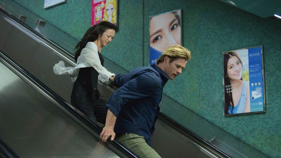 Tang Wei and Chris Hemsworth in Blackhat