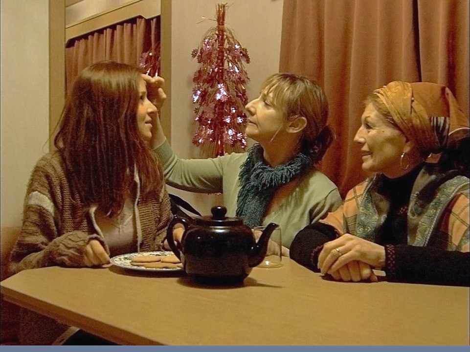 Chloe Sirene, Pauline McLynn and Rula Lenska in Gypo