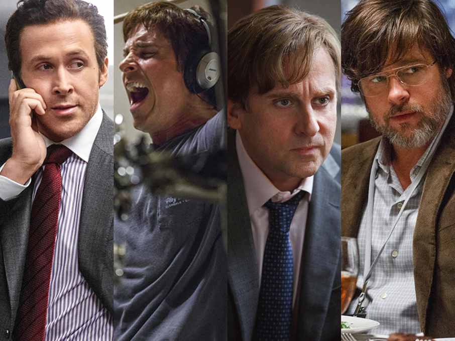 Ryan Gosling, Christian Bale, Steve Carell, Brad Pitt