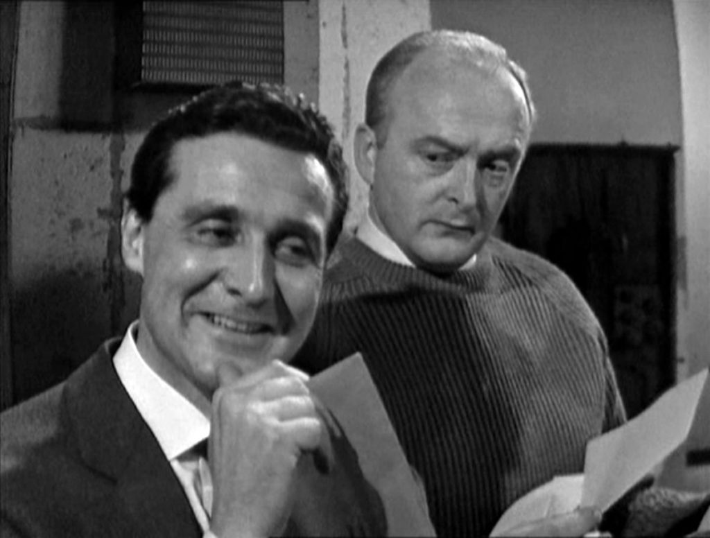 Patrick Macnee and Frank Gatliff