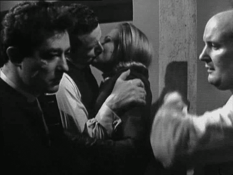 Steed and Gale kiss