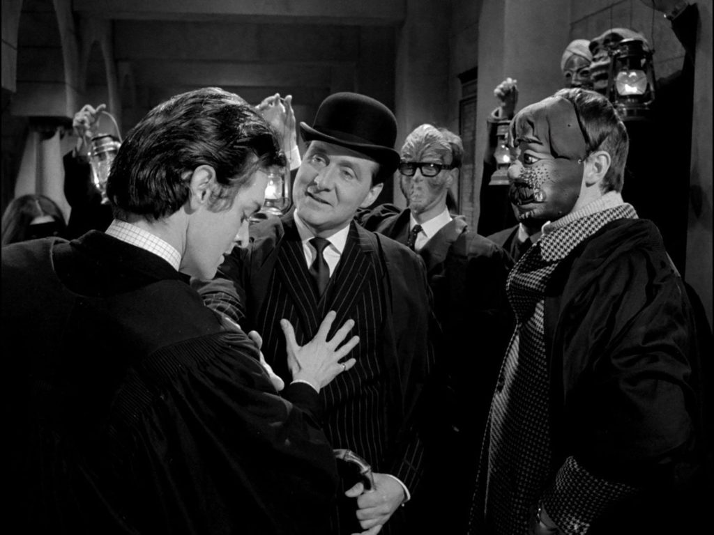 Patrick Mower and Patrick Macnee
