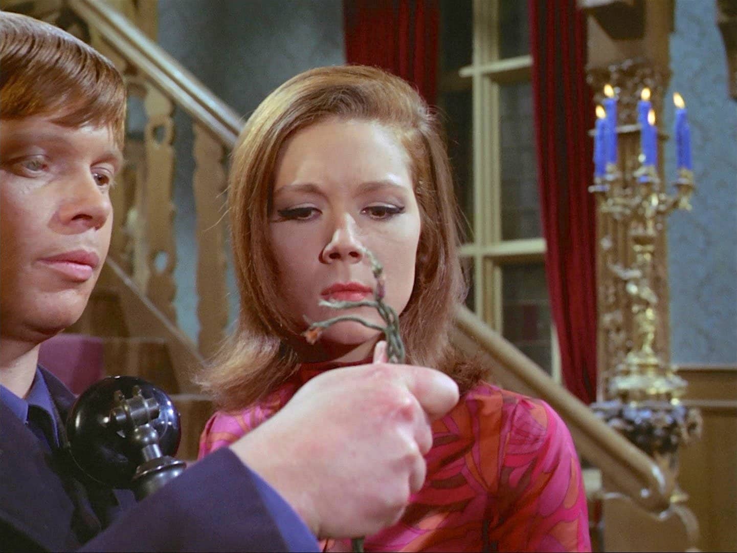 Ronald Lacey and Diana Rigg