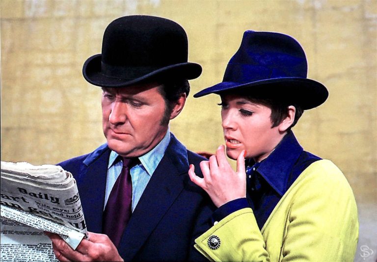 Steed and King in fetching hats