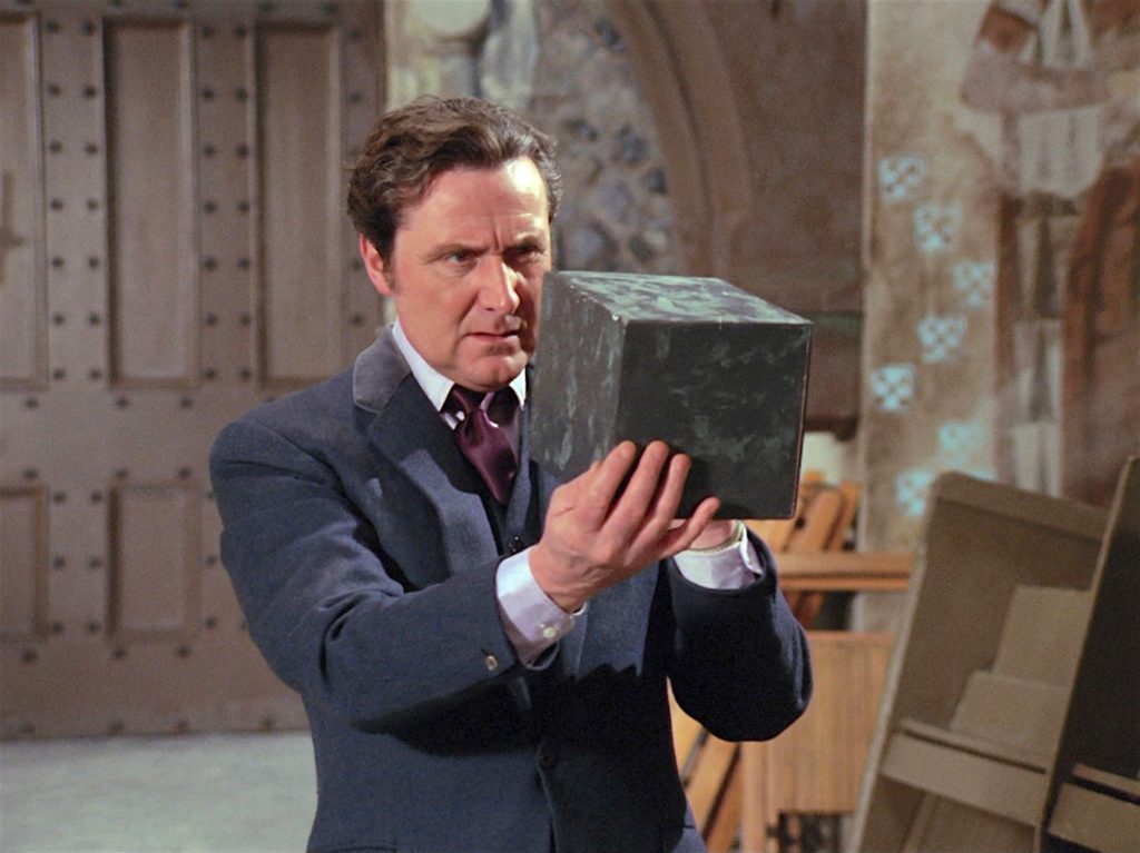 John Steed examines the mystery box