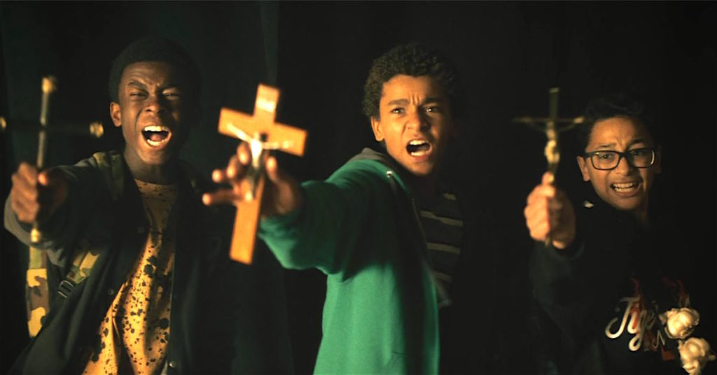 (l-r) Gerald Jones III, Jaden Michael and Gregory Diaz IV