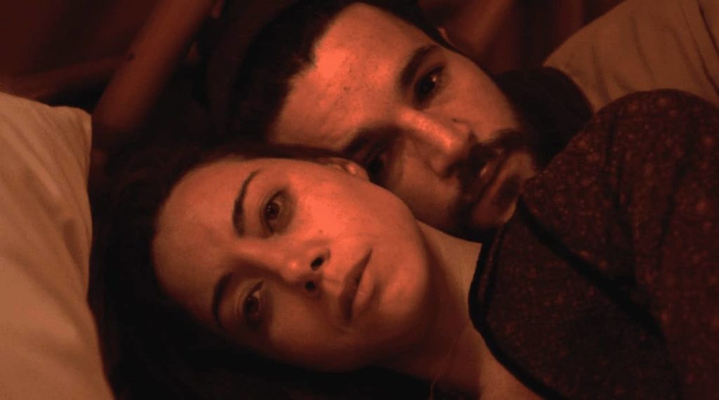 Aubrey Plaza and Christopher Abbott