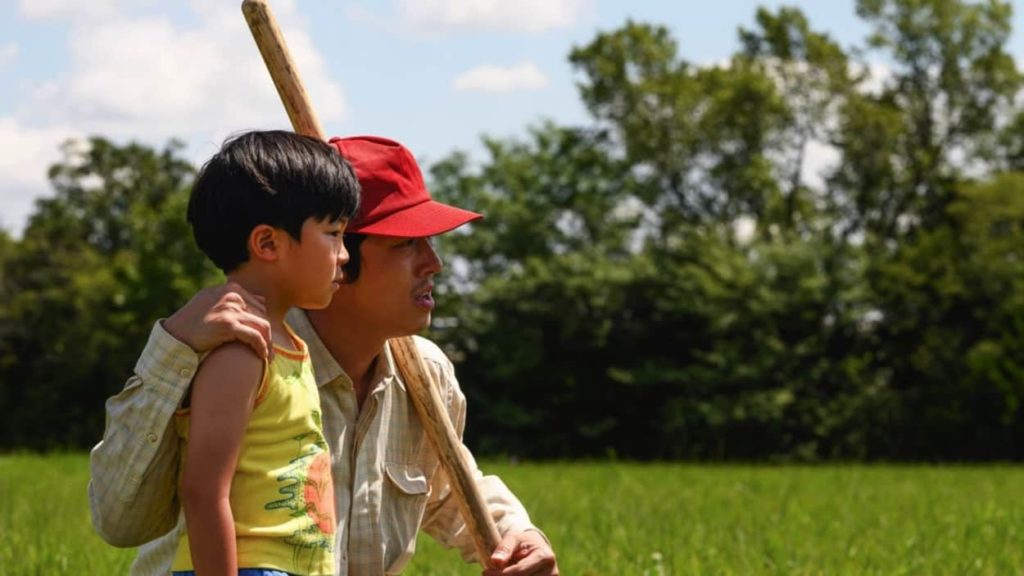David with his dad Jacob out in the fields