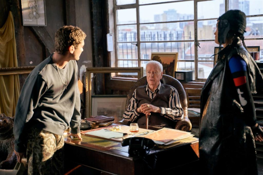 Raff Law, Michael Caine and Rita Ora