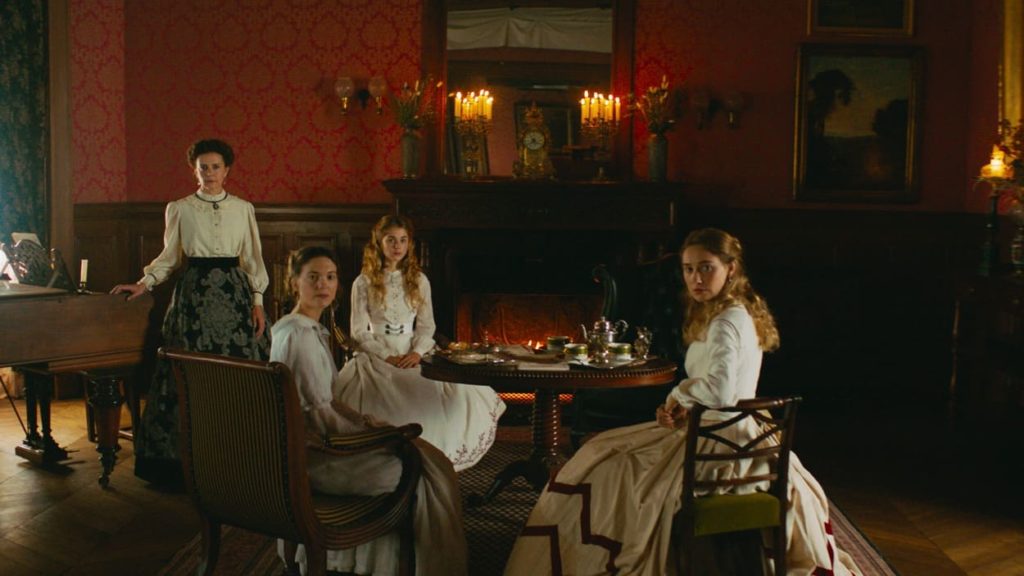 The family in the drawing room