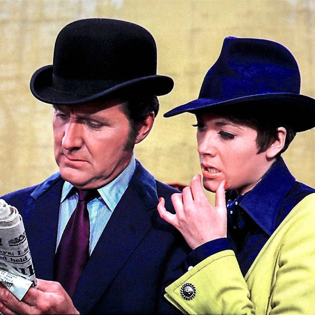 Steed and King in fetching hats