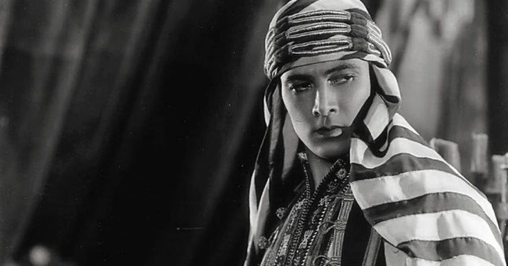 Rudolph Valentino as the Sheikh