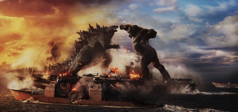 Godzilla fights King Kong