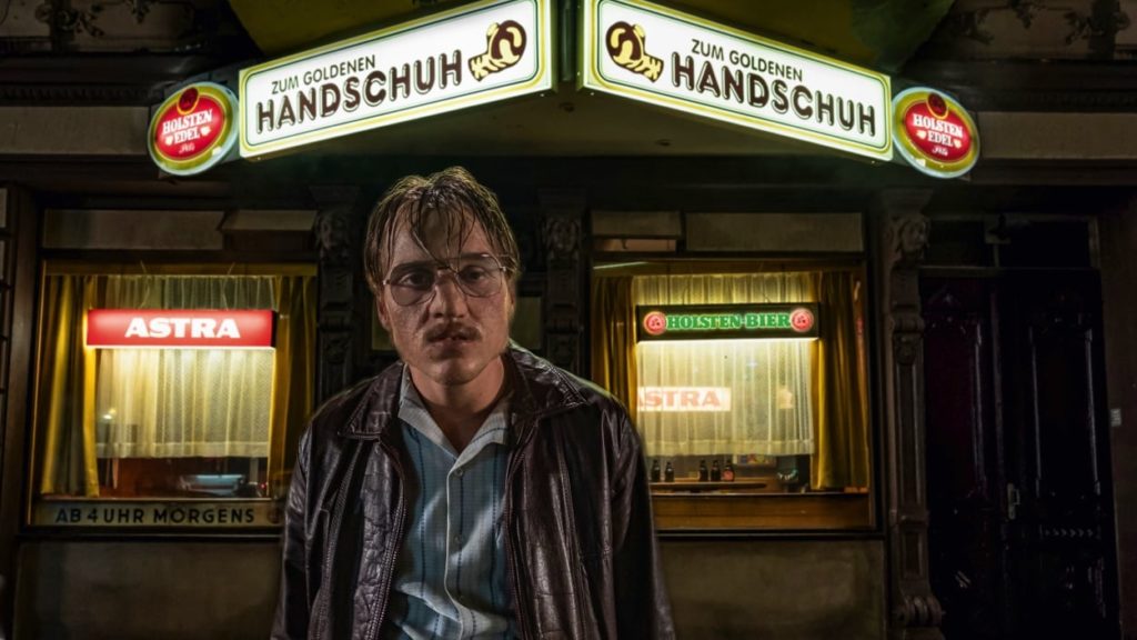Fritz outside the Golden Glove