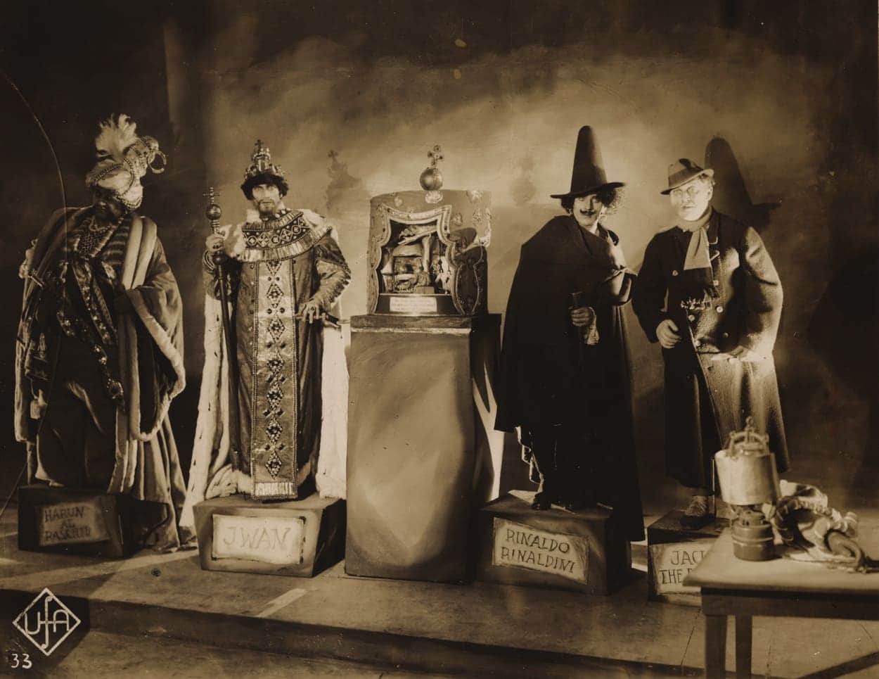 Harun Raschid, Ivan the Terrible, Rinaldo Rinaldini and Jack the Ripper
