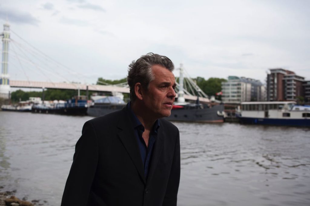Danny Huston on the River Thames
