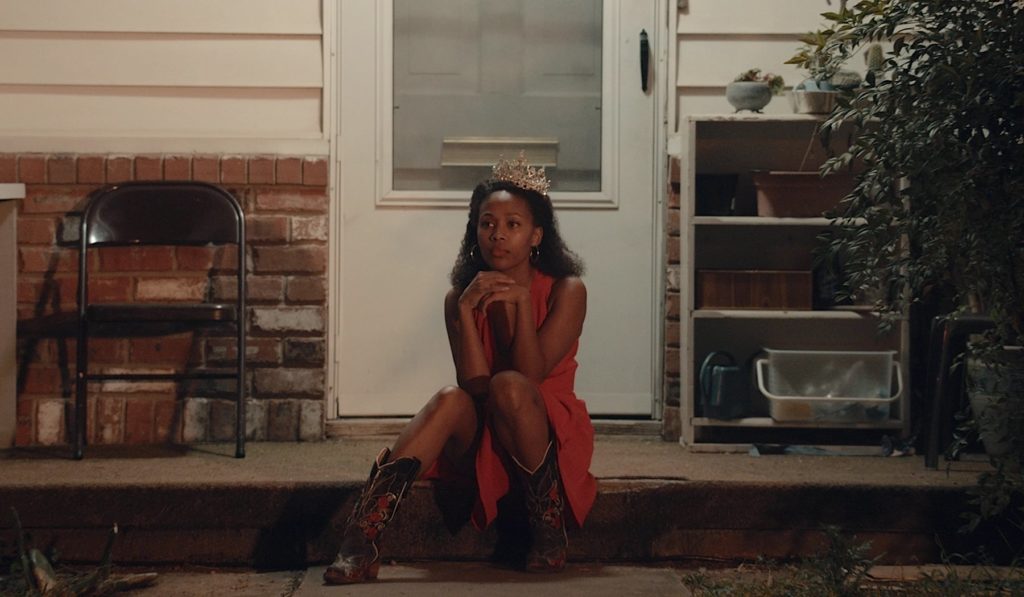 Nicole Beharie in Miss Juneteenth crown