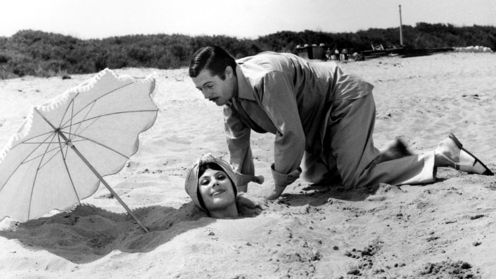 The count imagines burying his wife in sand