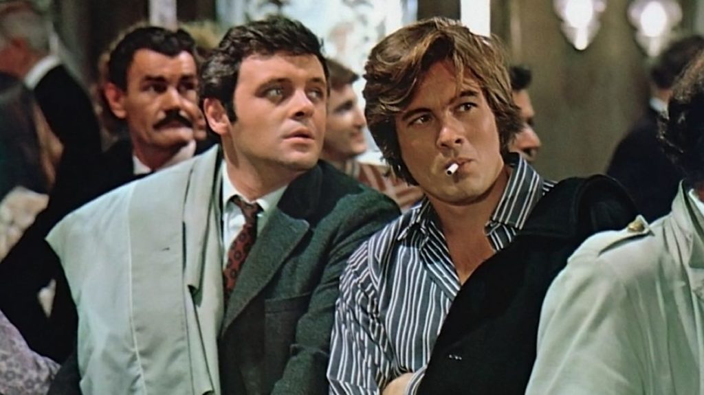Anthony Hopkins with Christopher Jones