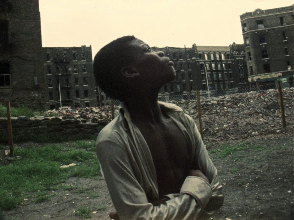 Bronx kid surrounded by devastation