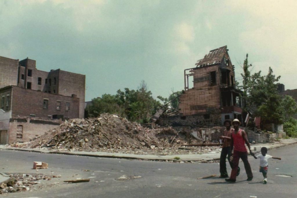 The Bronx in ruins
