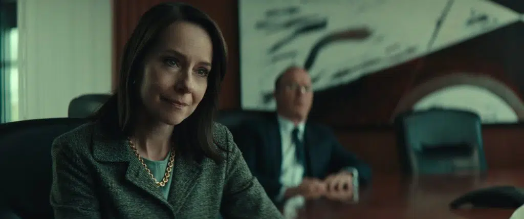 Amy Ryan as right hand woman Camille Biros